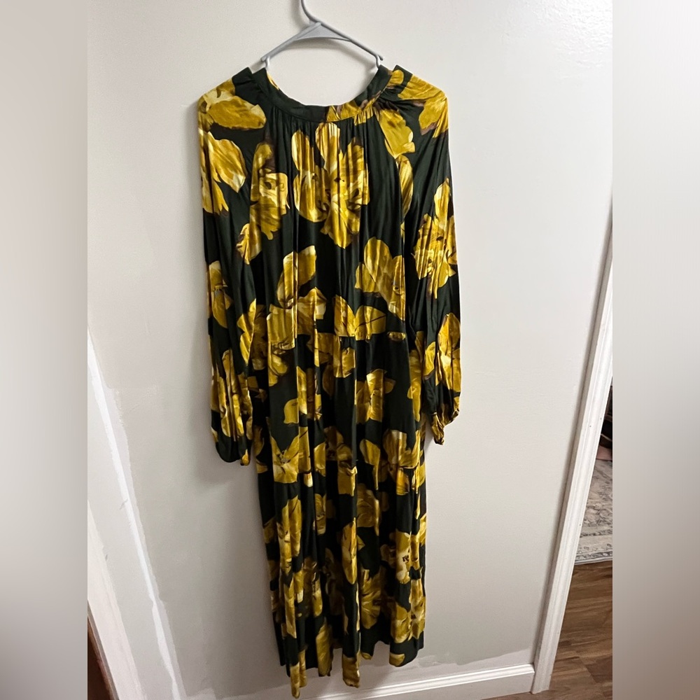 Fall floral dress